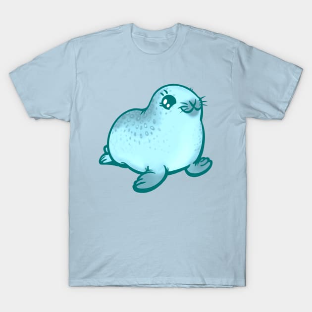 Glacier Ice Baby Ringed Seal the Animal T-Shirt by RJKpoyp